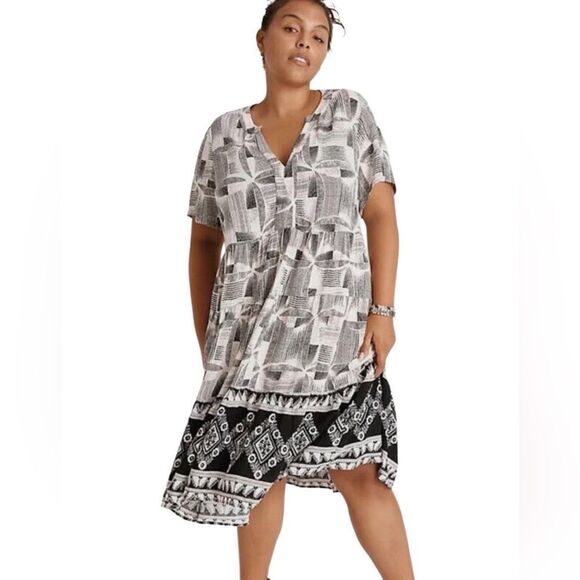 Anthropologie Maeve Harper Tiered Mini Dress - Picture 4 of 7